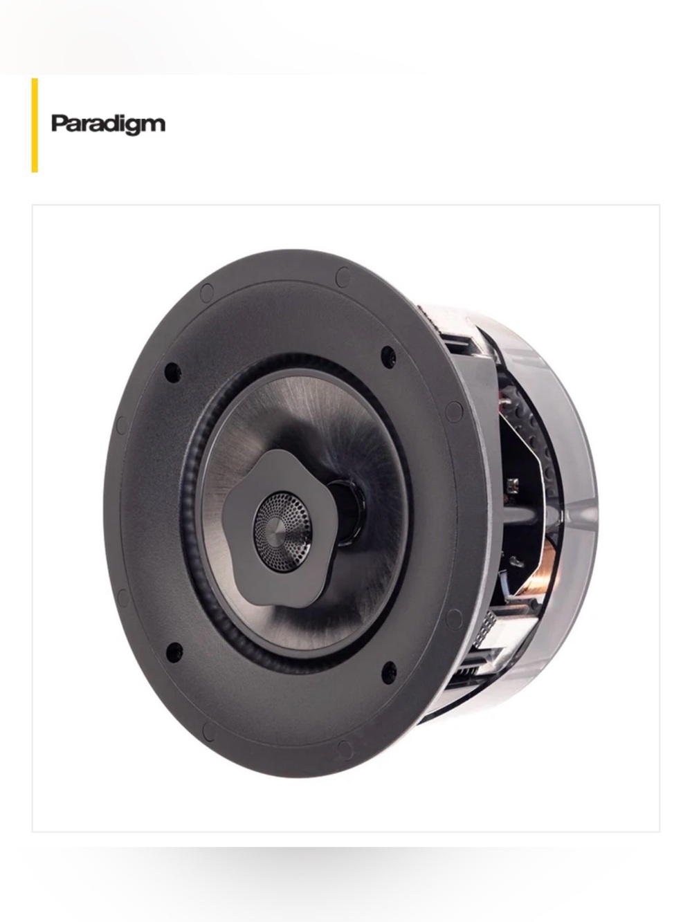 NEW! Paradigm CI Pro P65-RX v2 6.5" Round Marine In-Ceiling Speaker